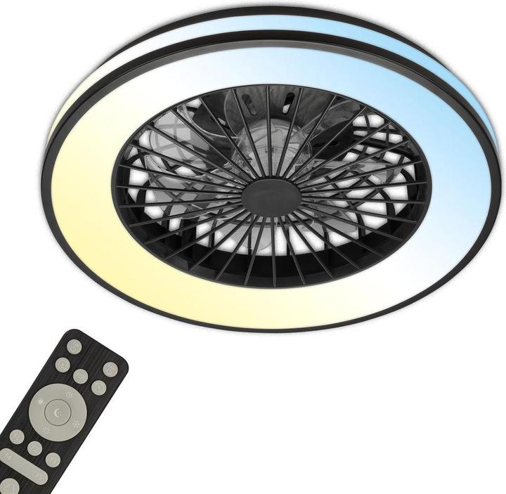 Briloner CCT ceiling light with fan (5300 lm)