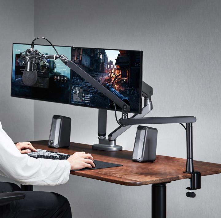 Actual product image Deltaco Gaming Low-profile table mount for streaming microphones