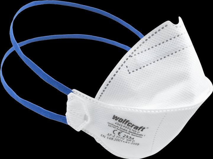 Produktbild wolfcraft wolfcraft 2 Feinstaubmasken FFP2 (CE) (FFP2, 2 x)
