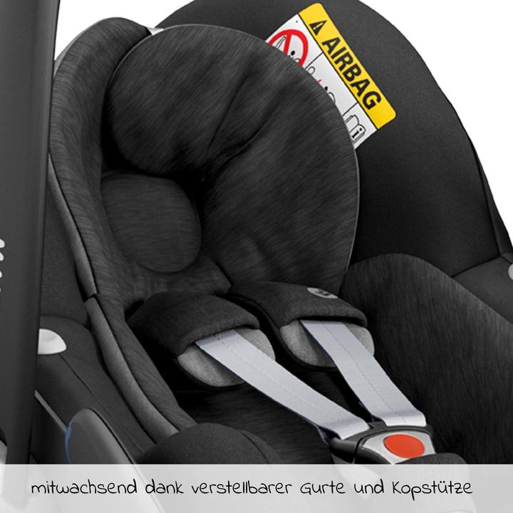 Produktbild Maxi-Cosi Babyschalen 3in1 Babyschale & Reboarder-Set ab Geburt (Reboarder, Babyschale, ECE R129/i-Size Norm)