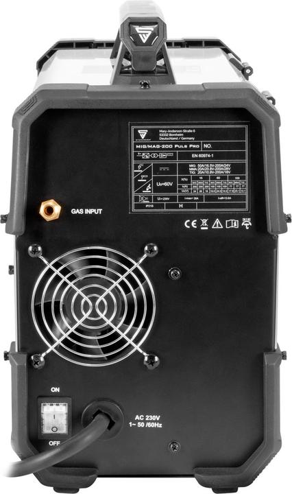 Produktbild Stahlwerk Schweissgerät MIG MAG 200 Puls Pro IGBT Schutzgas Kombigerät mit 200 A
