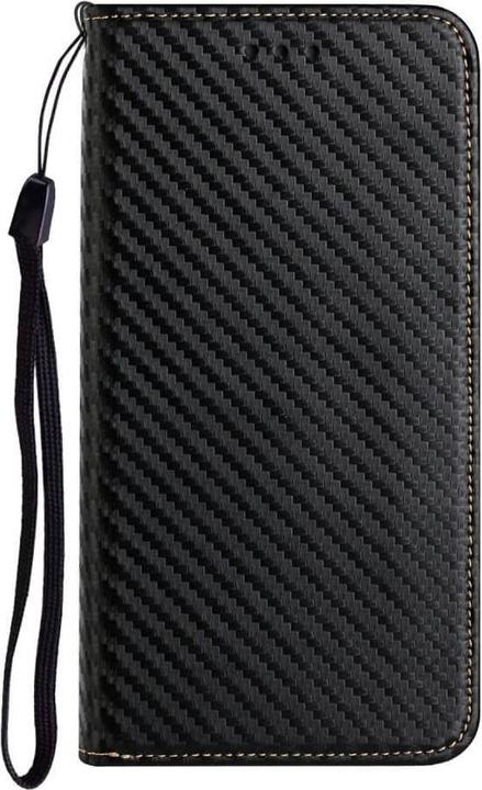 Produktbild Cover-Discount Galaxy S24 - Carbon Look Flip Case schwarz (Samsung Galaxy S24)