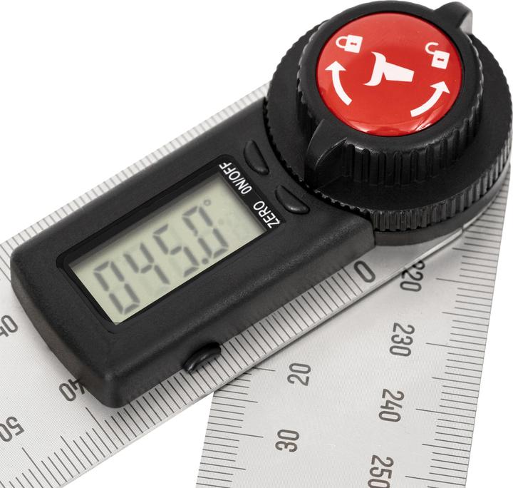 Produktbild Stier Digitaler Winkelmesser SDW 200 LCD-Display ±0,3° rostfreier Stahl 200 mm
