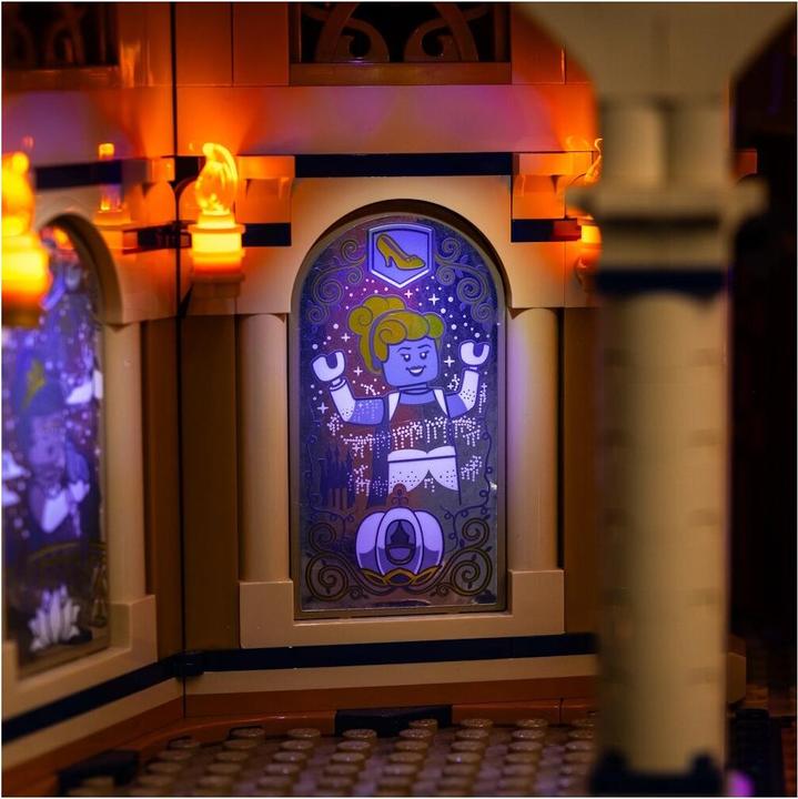 Actual product image Light my bricks LMB 2.0 LEGO® 43222# Disney Castle Light Kit