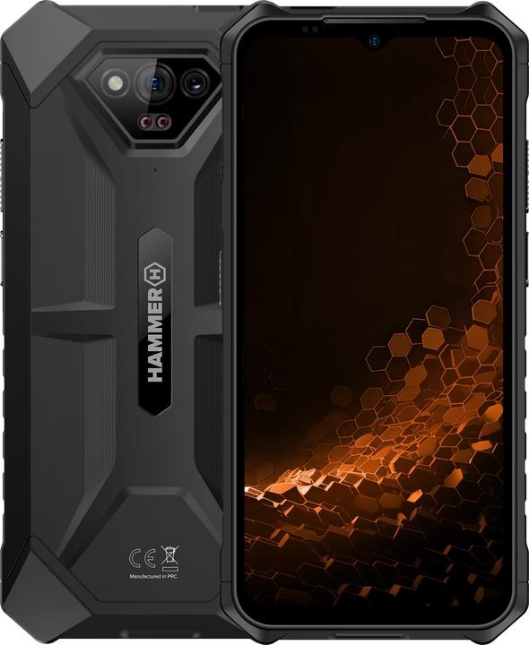 Produktbild Myphone Hammer Iron V LTE 6/64GB czarny (64 GB, Schwarz, 6.50", Dual SIM, 50 Mpx)