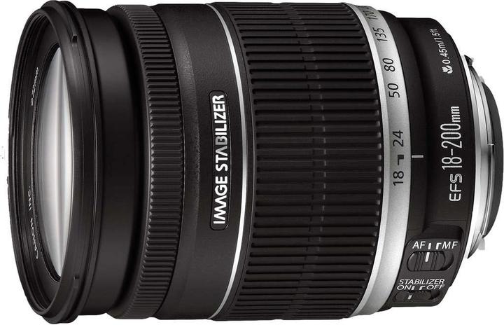 Produktbild Canon EF-S 18-200mm f/3.5-5.6 IS (Canon EF-S, APS-C / DX)