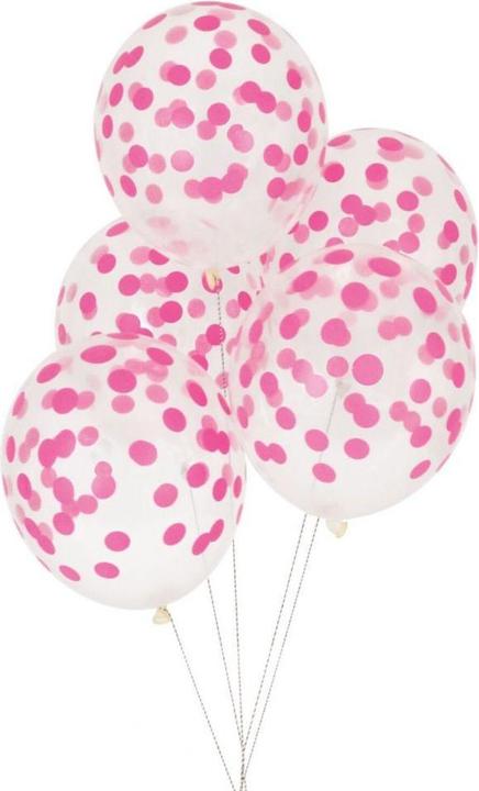 Image du produit My Little Day Ballons en latex, 5 pcs - Confetti Pink (5 x)