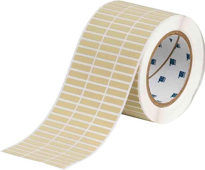 Produktbild Brady THT-51-724-10, Polyimid, Beige, matt, 25.40 x 6.35 mm, permanent, 3-bahnig (10000 E.)