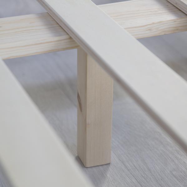 Produktbild Homestyle4u Doppelbett Holzbett Futonbett (140 x 200 cm)