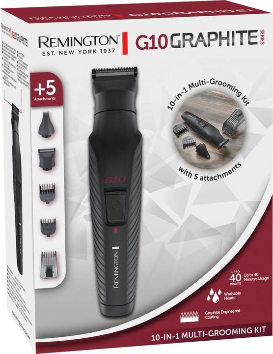 Actual product image Remington PG2100 Multigroomer G10 Graphite 10-in-1