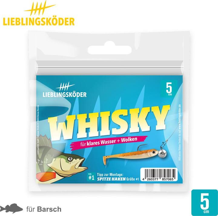 Produktbild Lieblingsköder Whisky (klares Wasser, Wolken) (10 cm)