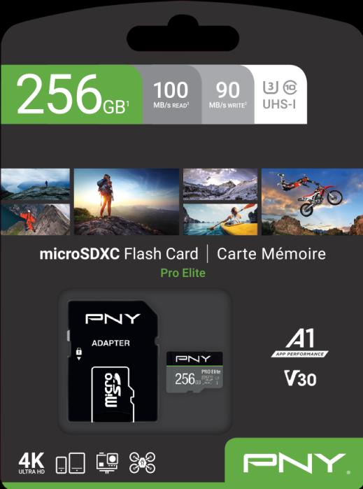 Productafbeelding PNY Pro Elite (256 GB, microSDXC, U3, UHS-I)