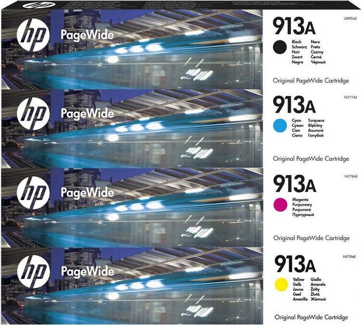 Immagine prodotto HP 4x Original 913A Patronen PageWide Pro 352dw 377dw 452dw 452dwt 477dw 477dwt