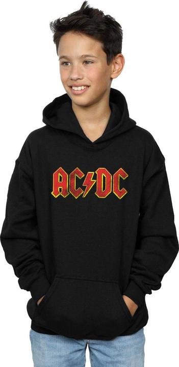Immagine prodotto AC/DC Felpa con cappuccio Logo Distressed Boys (128)