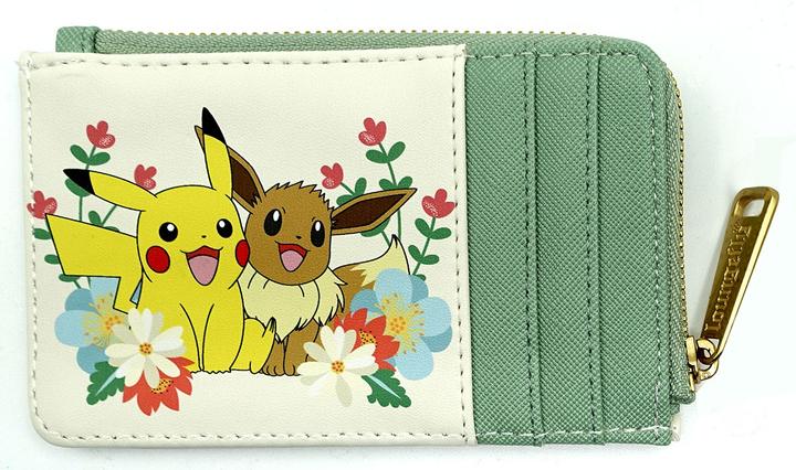 Loungefly Pikachu & Eevee Floral card holder