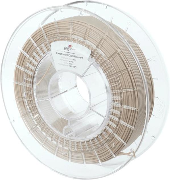 Image du produit Filament PLA WOOD Oak 0.5kg 1.75mm (PLA, 1.75 mm, 500 g, Marron)
