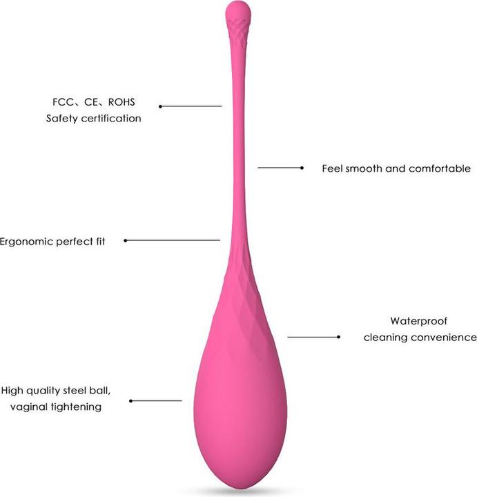 Actual product image Leslie Kegel Fit Pelvic Muscle Training Set 6 pieces (50 -130 g)