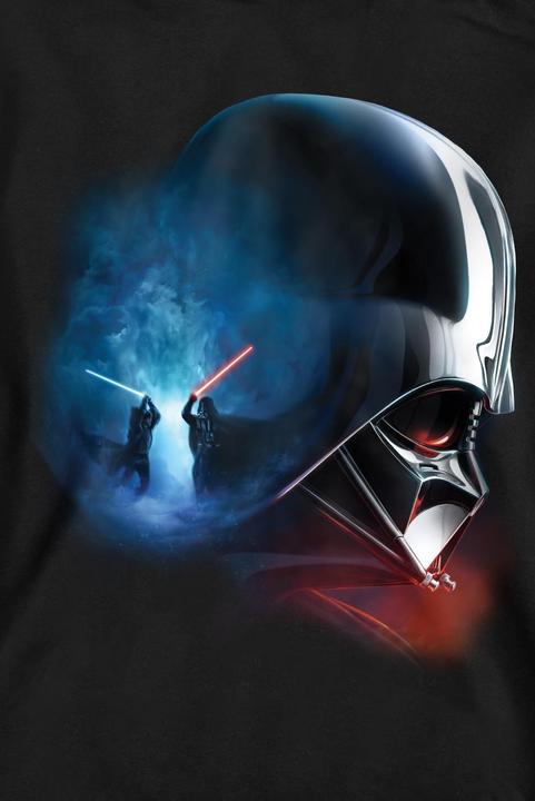 Actual product image Star Wars Unisex Adult Obi Wan Kenobi Vader Poster Sweatshirt (L)