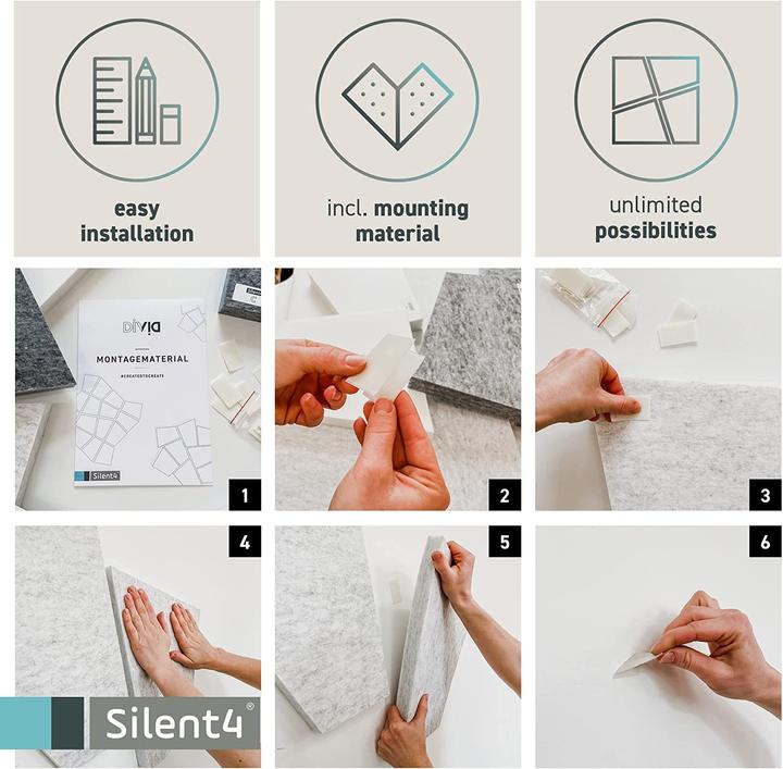 Produktbild Silent4 Schallabsorber (16 Stk.)
