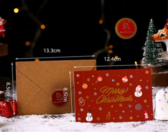Actual product image MU Classic Christmas card set of 6 Elegant Holiday Classics Series (6 pcs.)