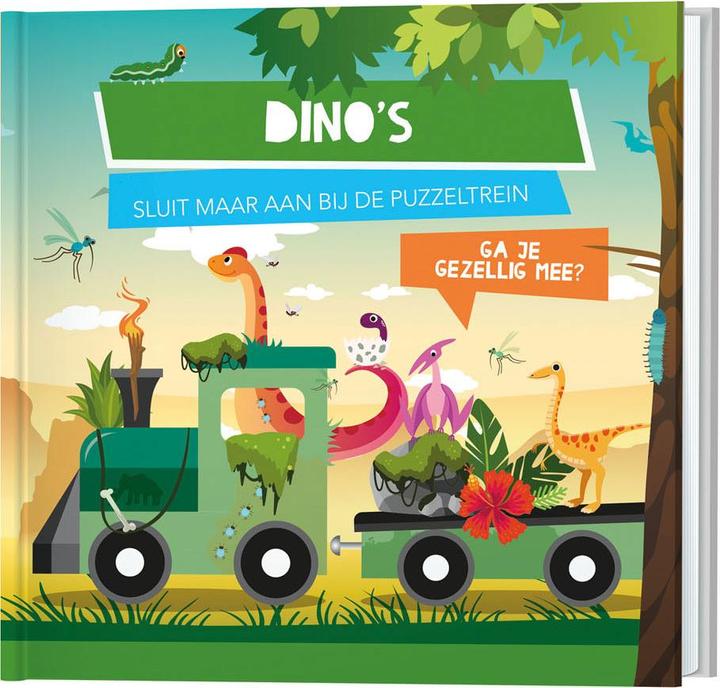 Actual product image Buch- und Puzzle-Dino-Zug