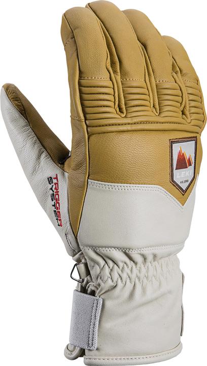 Leki Rubic 3D Handschuhe weiss braun (9)