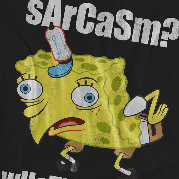 Produktbild Spongebob Squarepants Sarcasm Meme TShirt (M)