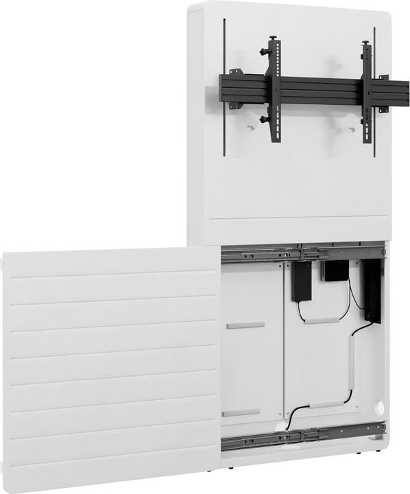 Actual product image Hagor Media centre 900x600mm white / black 120kg/75-98"/floor-wall-mounted/lift (Wall, 98", 100 kg)