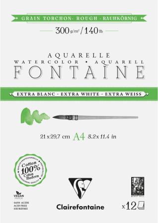 Produktbild Clairefontaine Aquarellpapier (300 g/m², 220 x)