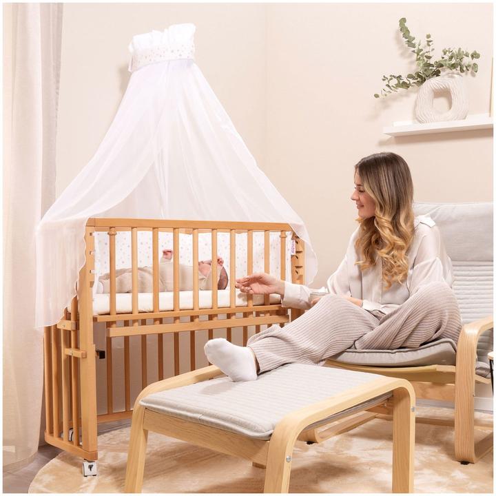 Produktbild Tobi babybay Himmel weiss/ Sternmix sand/azurblau