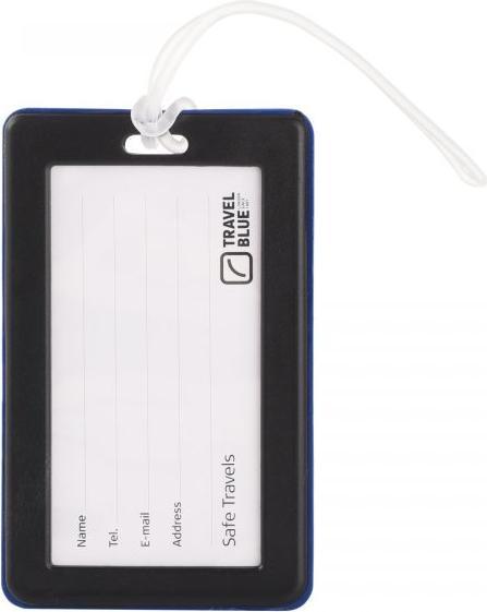 Actual product image Travel Blue Squares ID Tag (Locks & Trailers)