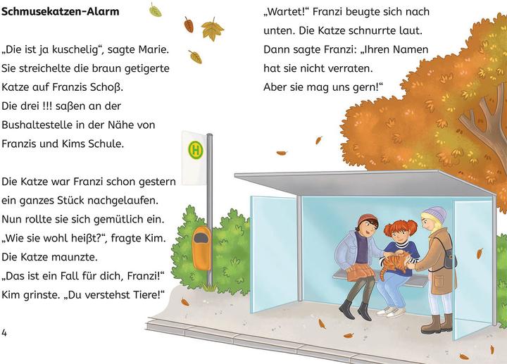 Produktbild Kosmos Die drei!!!, Bücherhelden 2. Klasse, Tatort Katzen-Café (Deutsch, Isabelle Metzen, Ann-Katrin Heger, 2025)