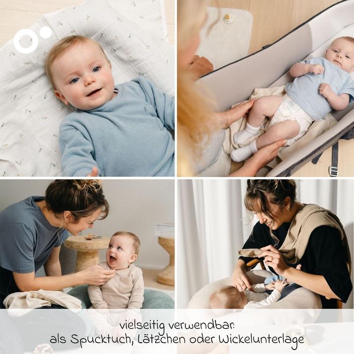 Actual product image Doomoo Mulltücher 3er Pack (70 cm, 70 cm)
