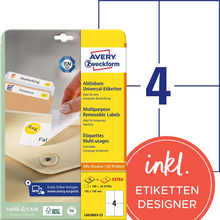 Immagine prodotto Avery Universal-Etiketten