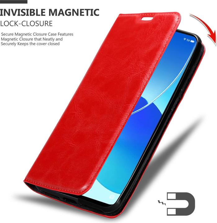 Actual product image Cadorabo Book Invis. Magnet sleeve (Oppo Reno 6 5G)