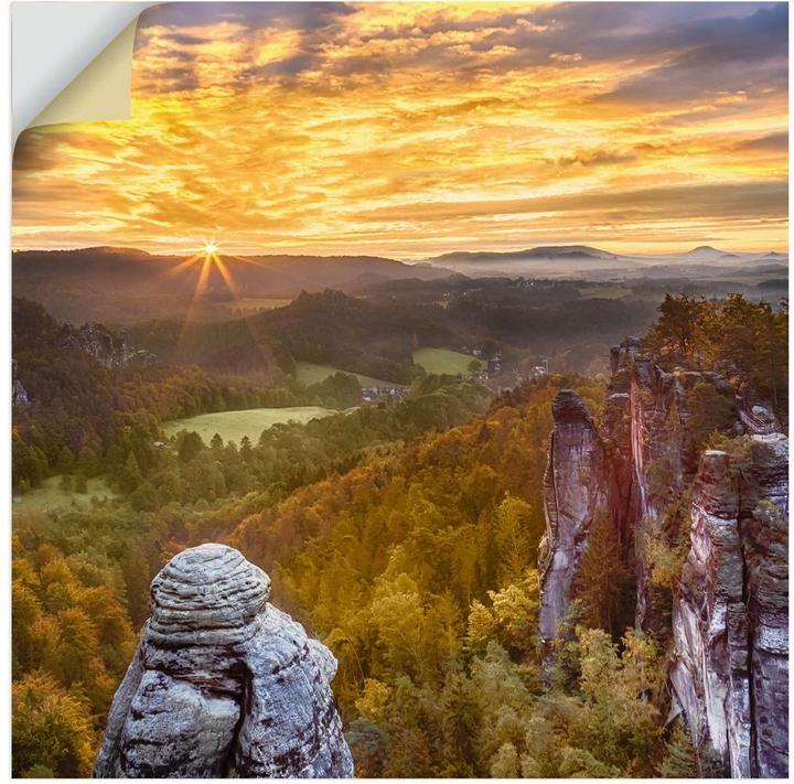 Produktbild Artland Sächsische Schweiz Ferdinandstein U4XC (100 x 100 cm)