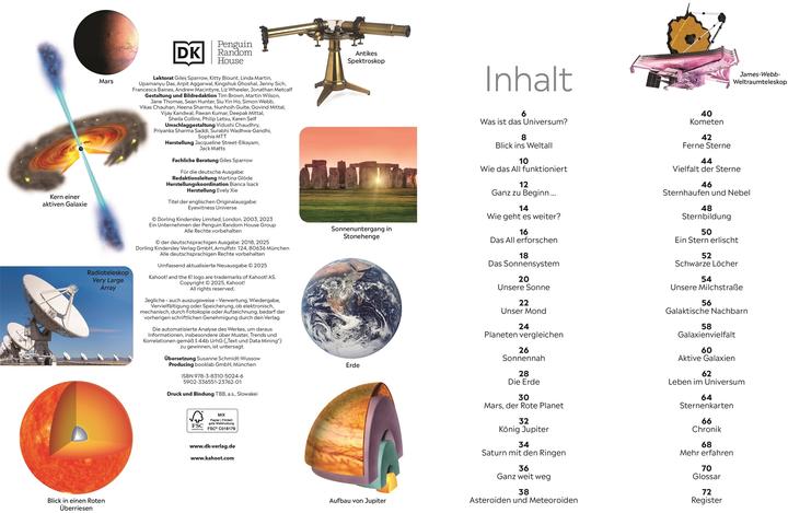 Produktbild memo Wissen. Weltall (Deutsch, Susanne Schmidt-Wussow, Robin Kerrod, 2025)