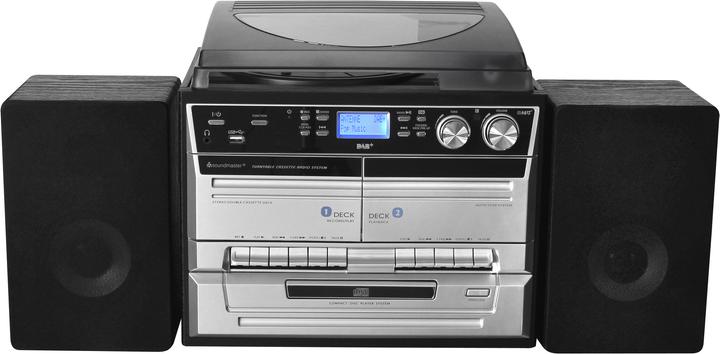 Immagine prodotto Soundmaster MCD5550D (Nastro adesivo, Giradischi, Bluetooth, Lettore CD, 2x 2,5 W)