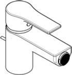 Actual product image Kludi Single-lever bidet mixer ZENTA SL DN 15 chr