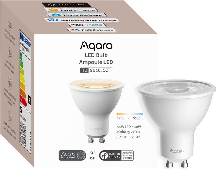 Actual product image Aqara Smarthome (GU10, 9 W, 350 lm, 1 x, F)