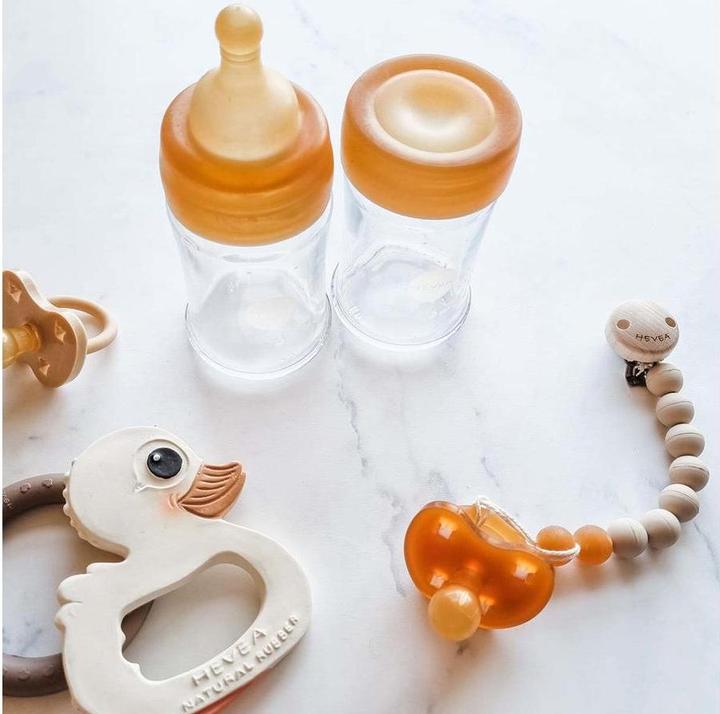 Actual product image Hevea Natural rubber dummy chain, Sandy Nude (1 x, up to 6 M.)