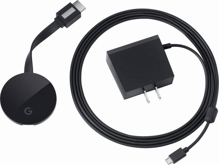 Actual product image Google Chromecast Ultra US (Android 4.1 (Jelly Bean), Android 4.2 (Jelly Bean), Android 4.3 (Jelly Bean), Android 4.4 (KitKat), Android 5.0 (Lollipop), Android 5.1 (Lollipop))