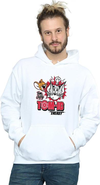 Immagine prodotto Tom & Jerry Tomic Energy Felpa con Cappuccio Uomo (L)
