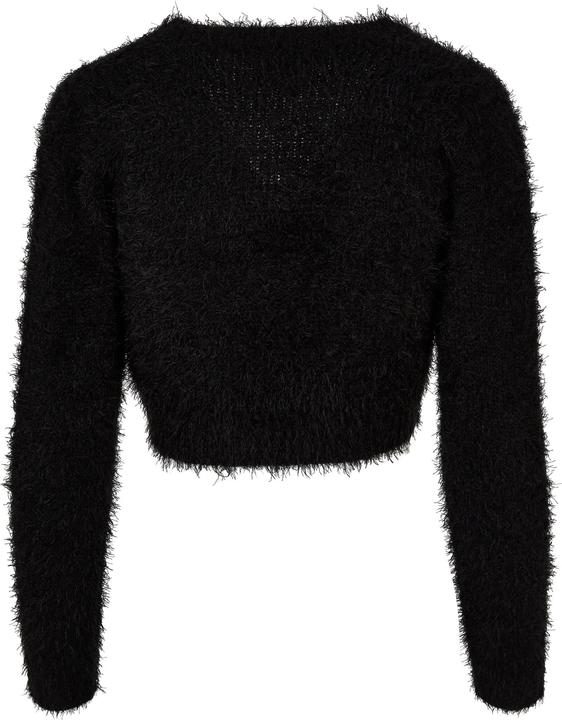 Produktbild Urban Classics Ladies Tied Cropped Feather Cardigan (XXL)