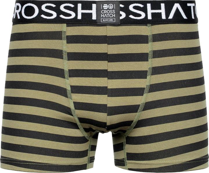 Produktbild Crosshatch Mens Gridline Boxer Shorts (Pack of 3) (S, 3er Pack)