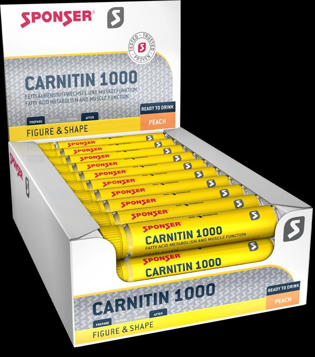 Sponser L- Carnitin 1000 (Pfirsich, 30 x)