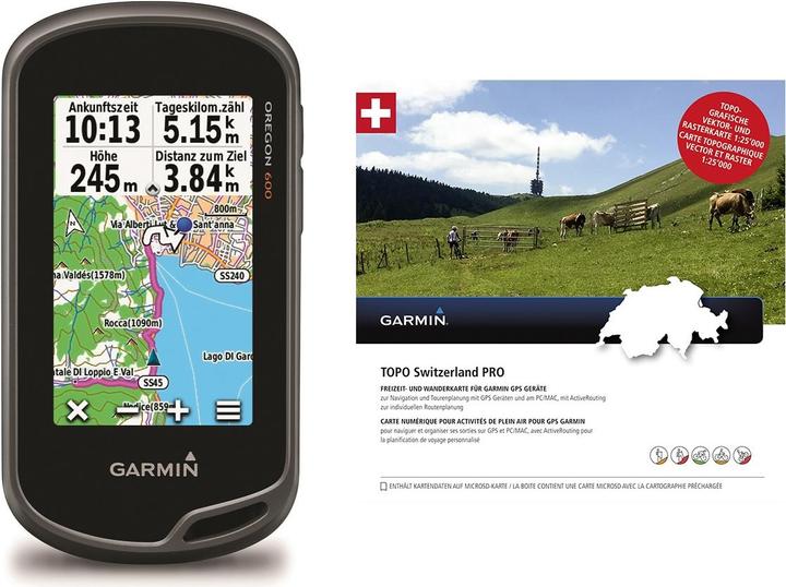 Garmin Oregon 600 + TOPO Schweiz PRO