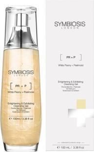 Symbiosis White Peony + Peelmoist) Enlightening & Exfoliating Reinigungsgel (Reinigungstücher, 100 ml)