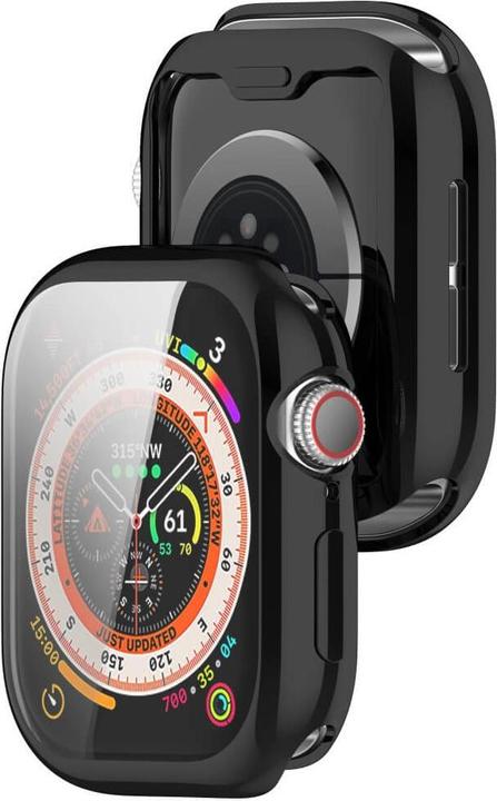 Produktbild Cover-Discount Apple Watch 10 - 46mm - Gummi Schutz Case Metall-Look