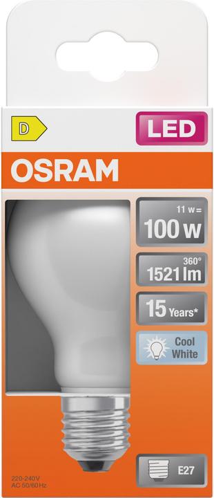 Actual product image Osram Retrofit Classic A (E27, 100 W, 1521 lm, 1 x, D)